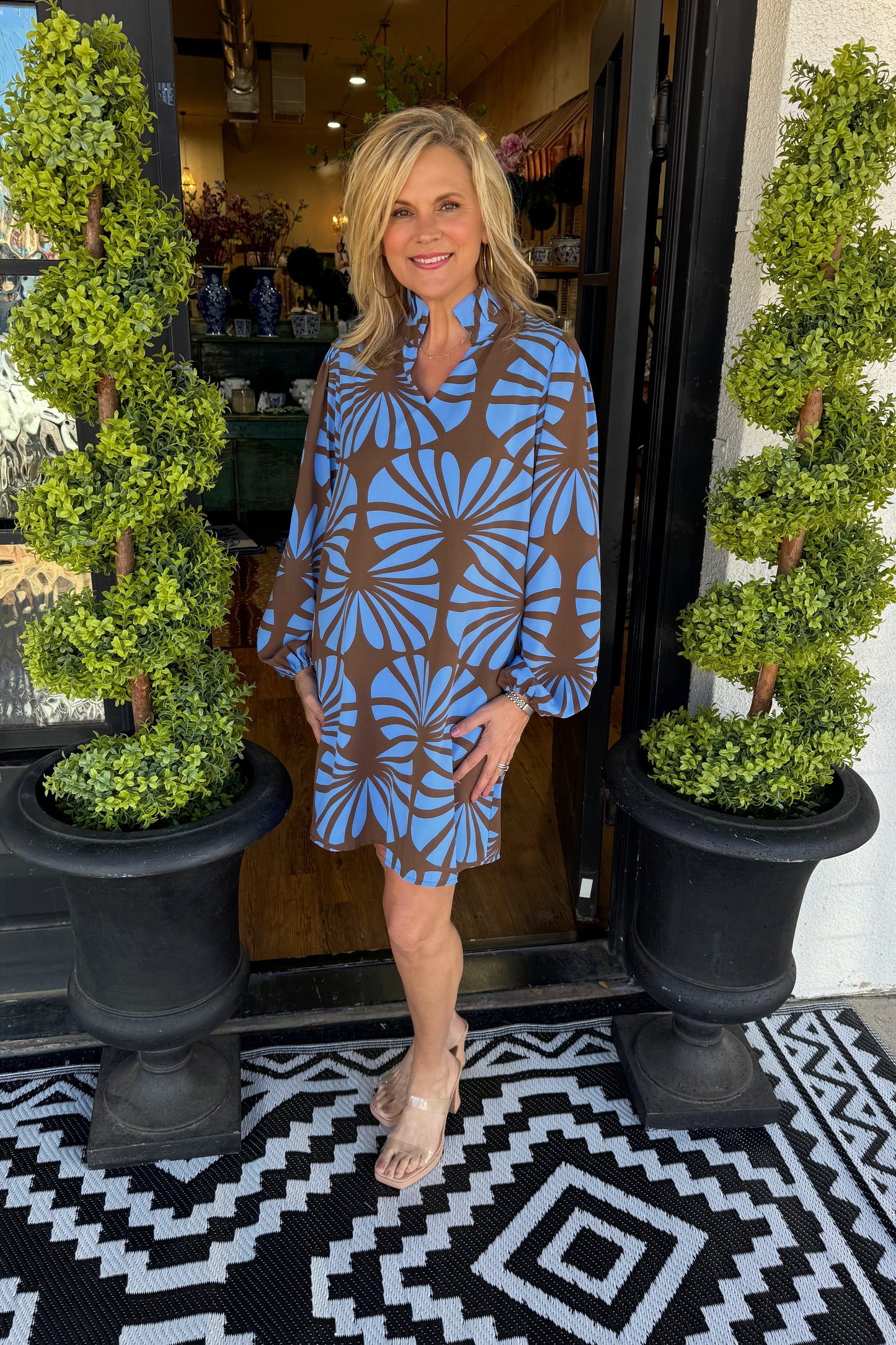 Isabella Dress - Brown