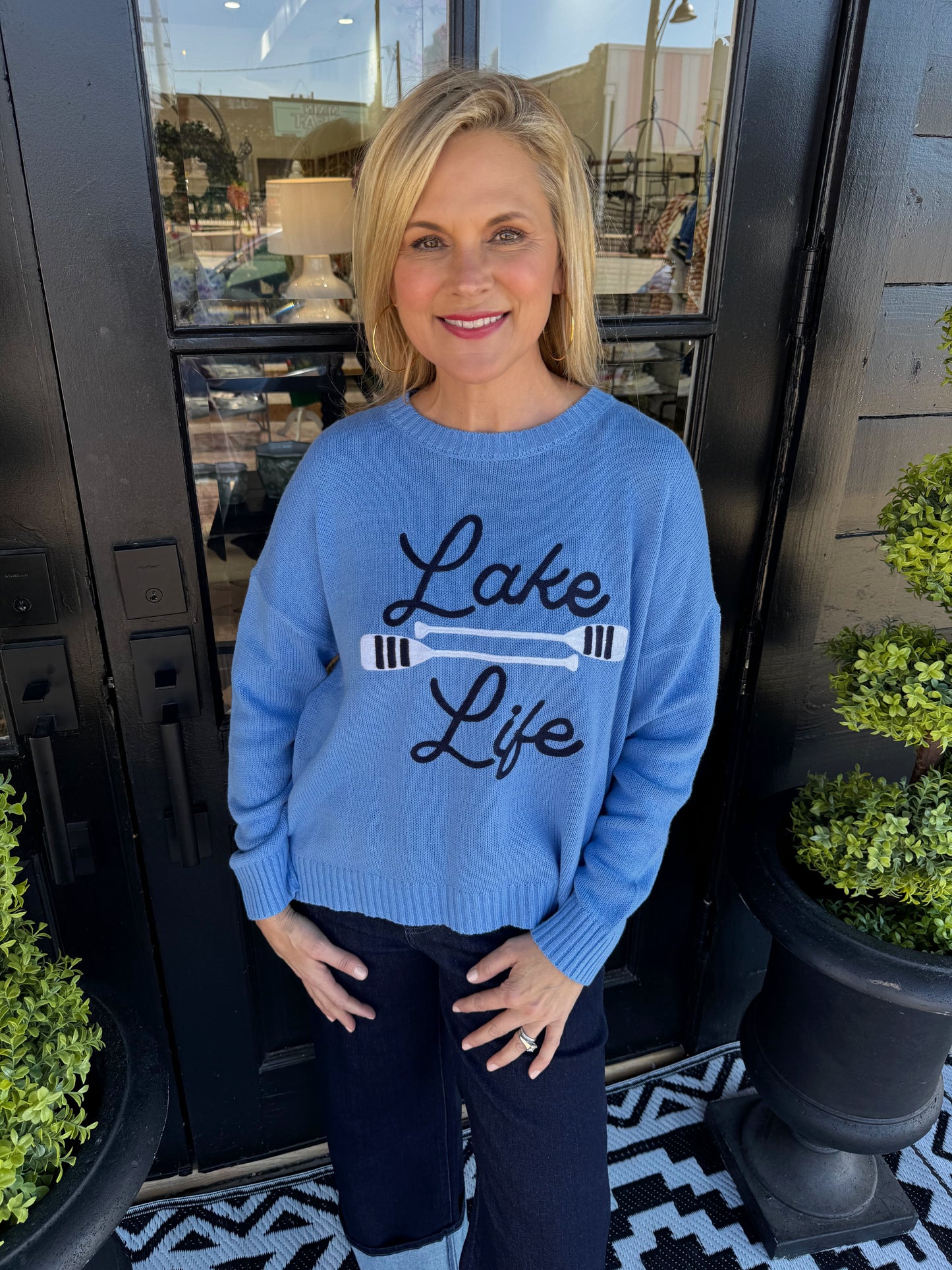 Lake Life Sweater - Blue