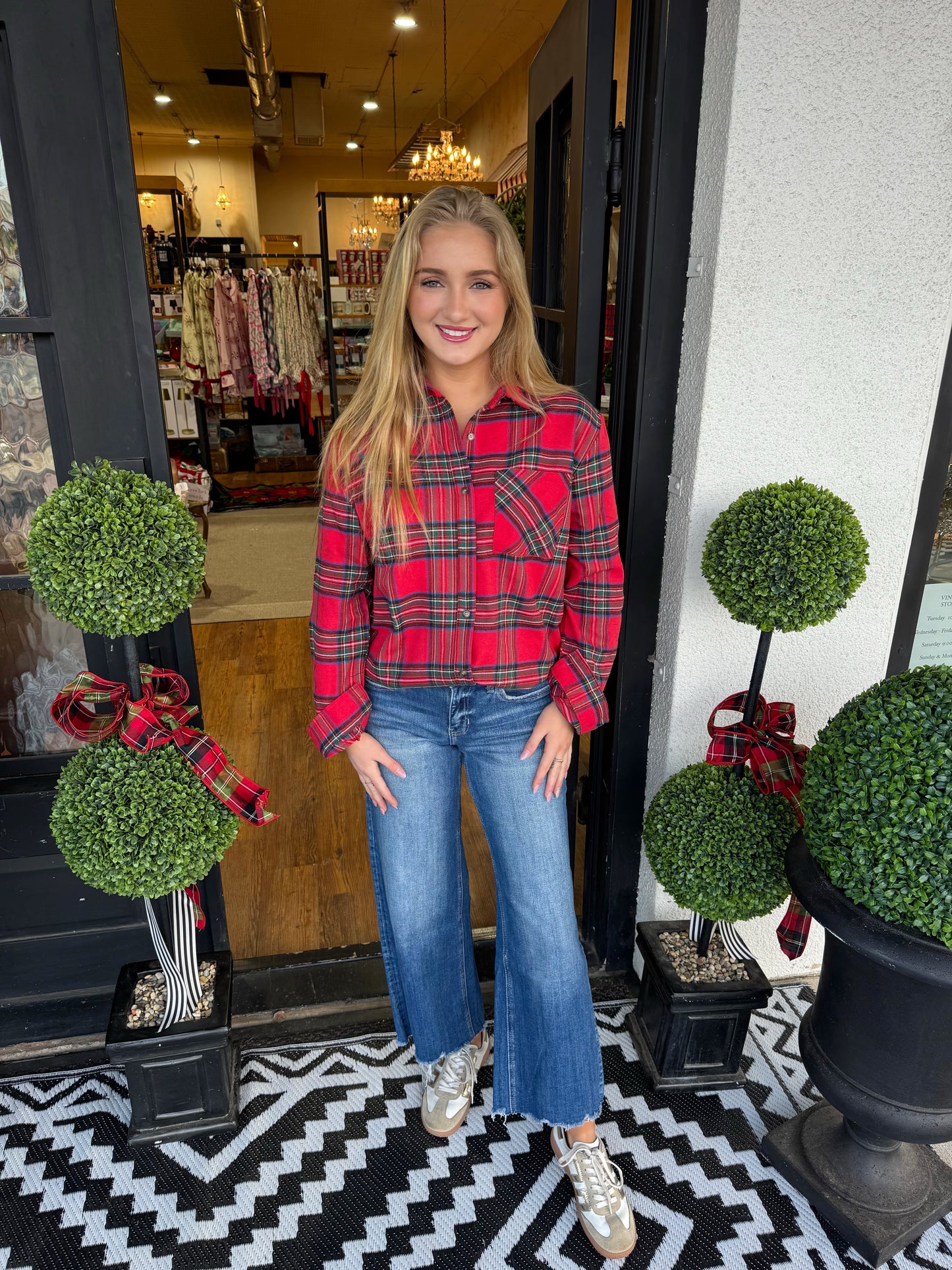 Ruth Flannel Top