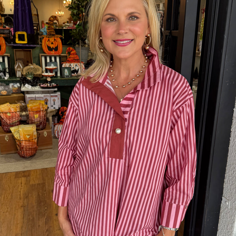 Brooke Top - Burgundy