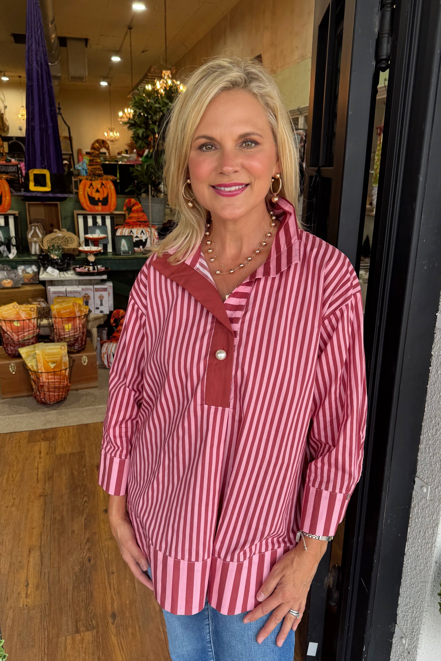 Brooke Top - Burgundy