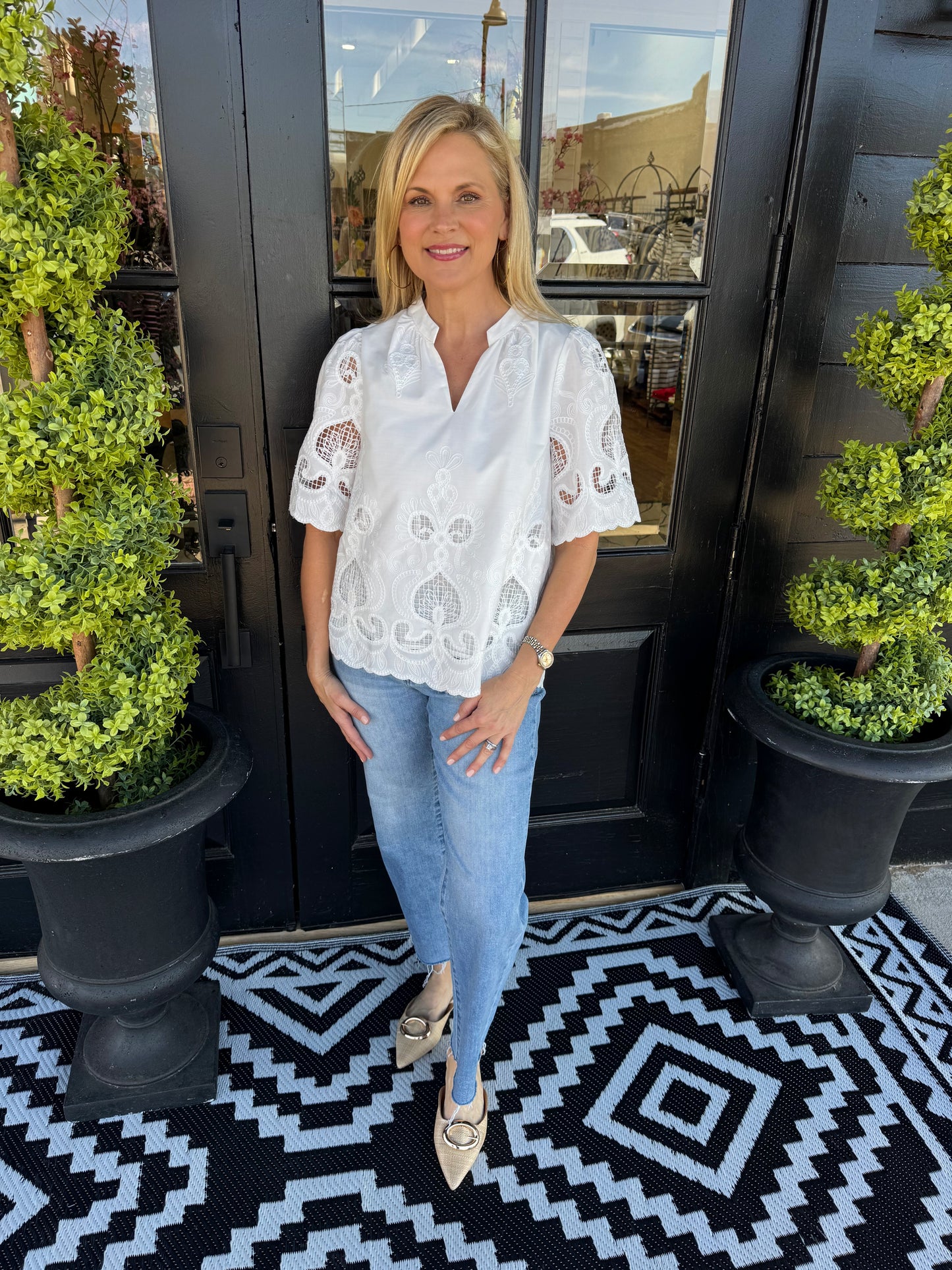 Reina Top - Off White