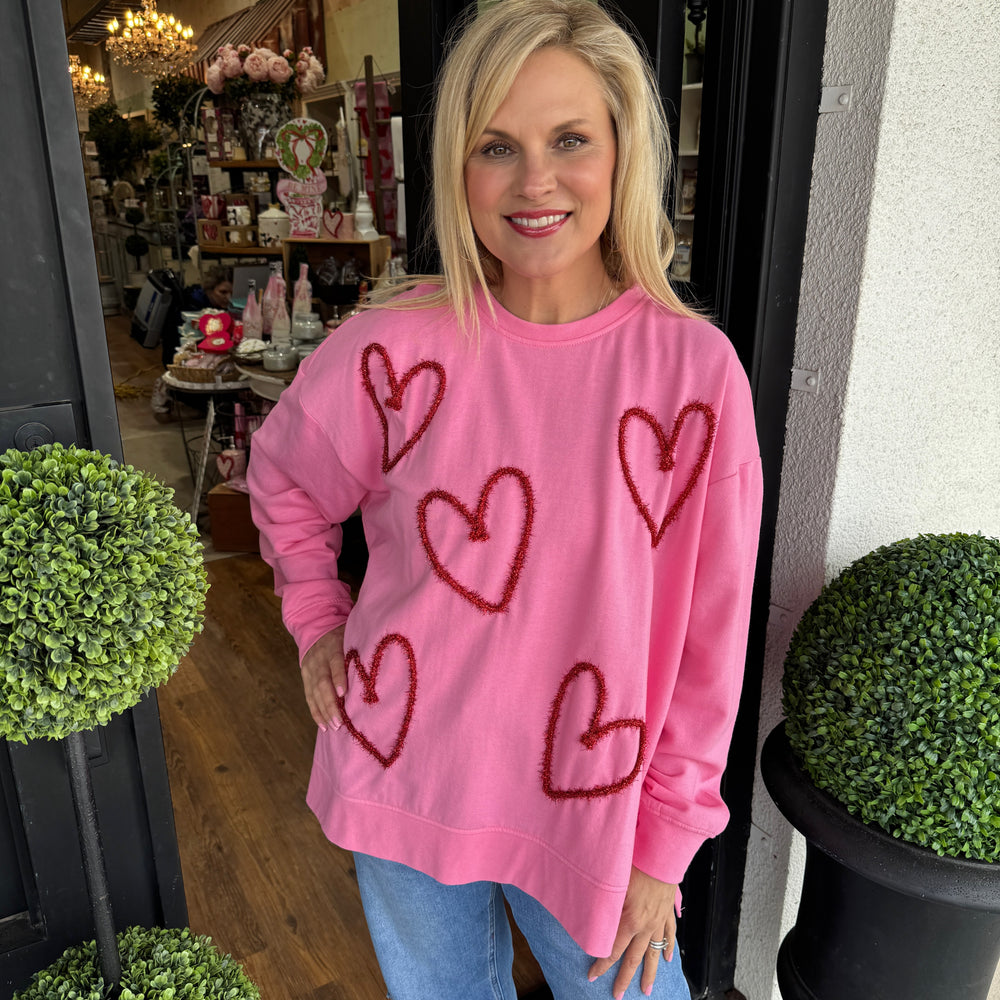 Valentine Sparkle Sweatshirt