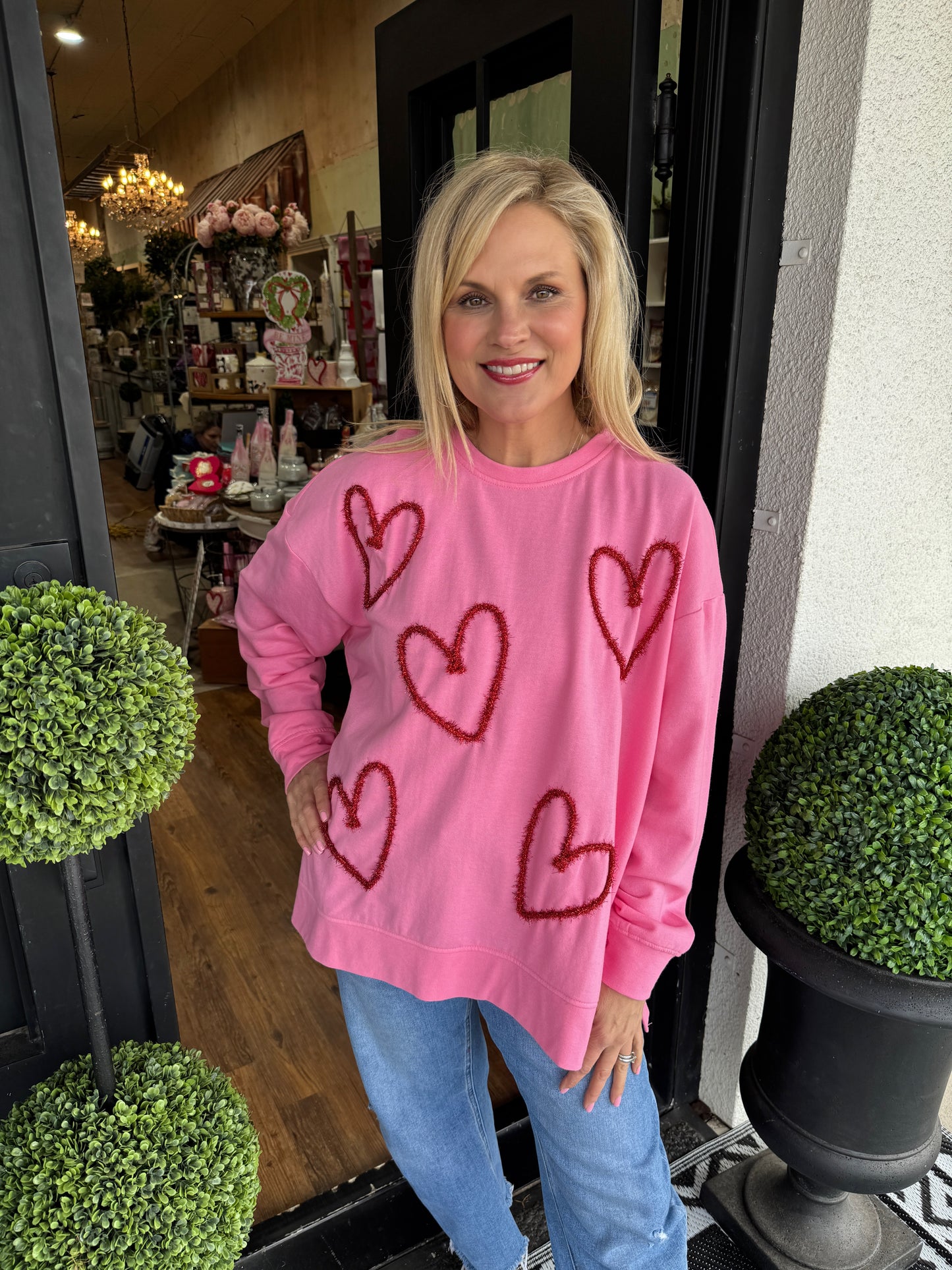 Valentine Sparkle Sweatshirt