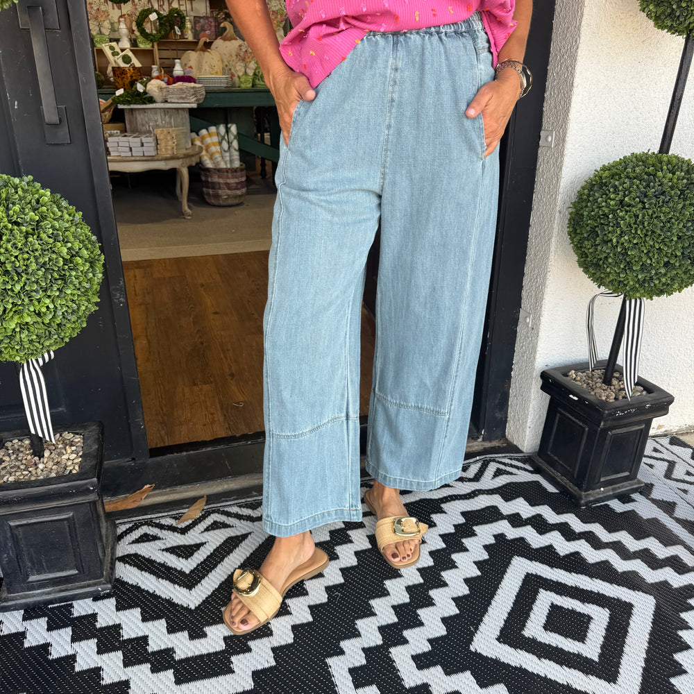 Ivy Jane Pull On Barrel Pants