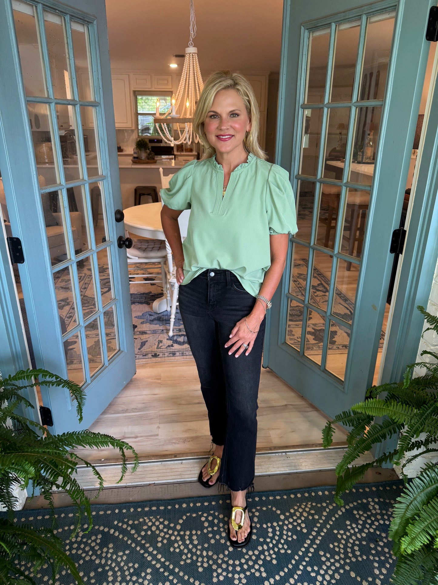 Lainey Top - Basil