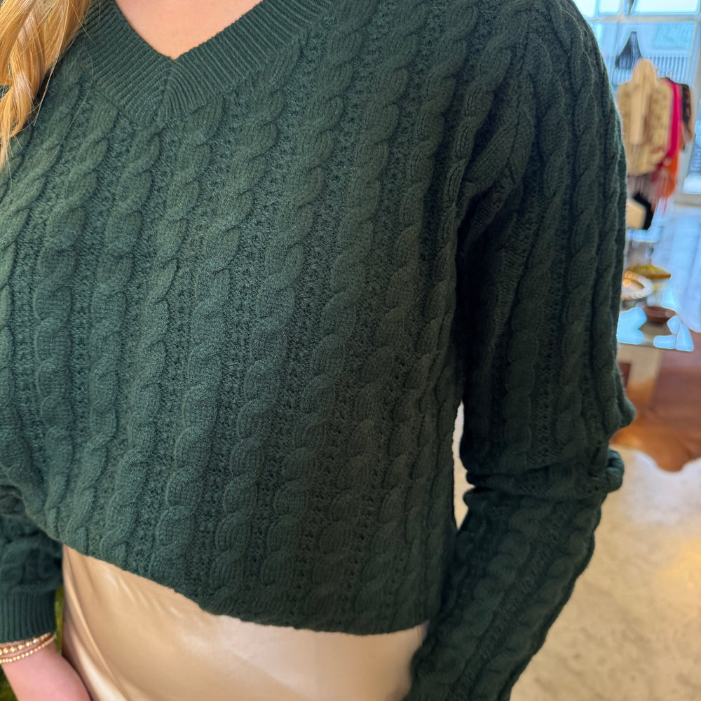 
                  
                    Ezra Sweater- Hunter Green
                  
                