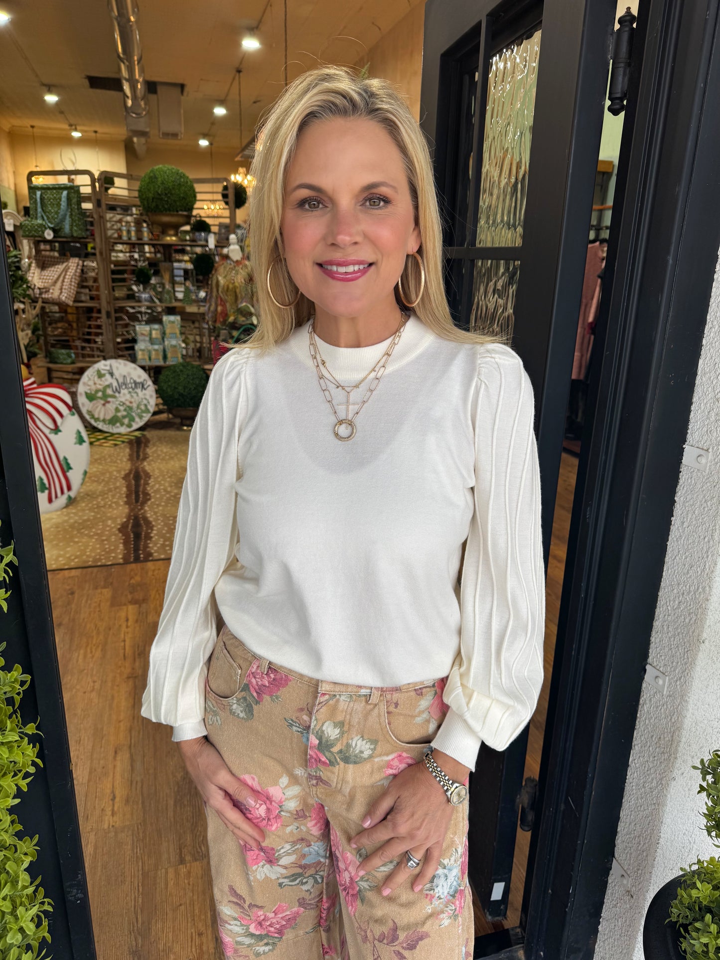 Fallon Sweater - Ivory