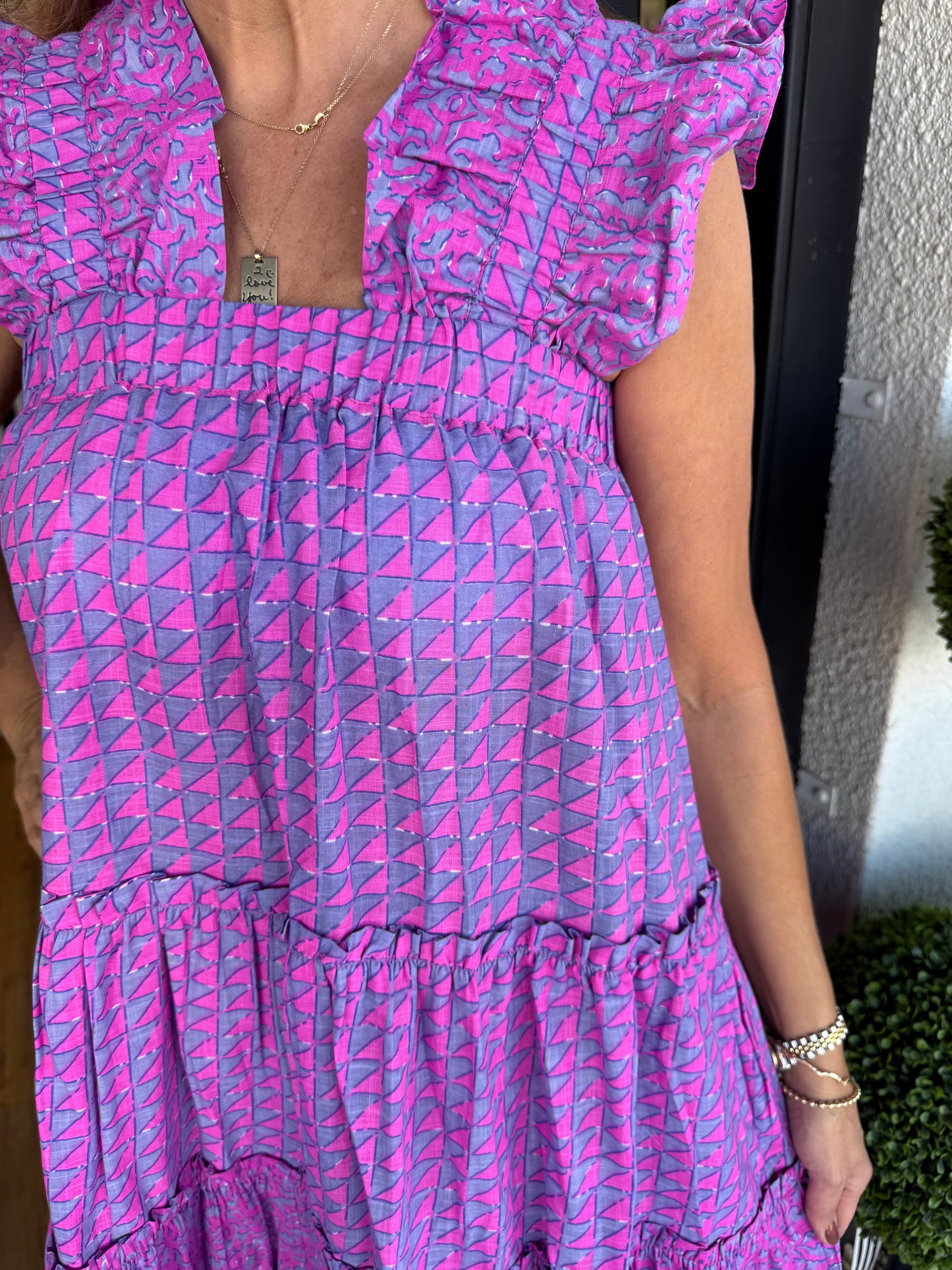 Uncle Frank Very Peri Sundress