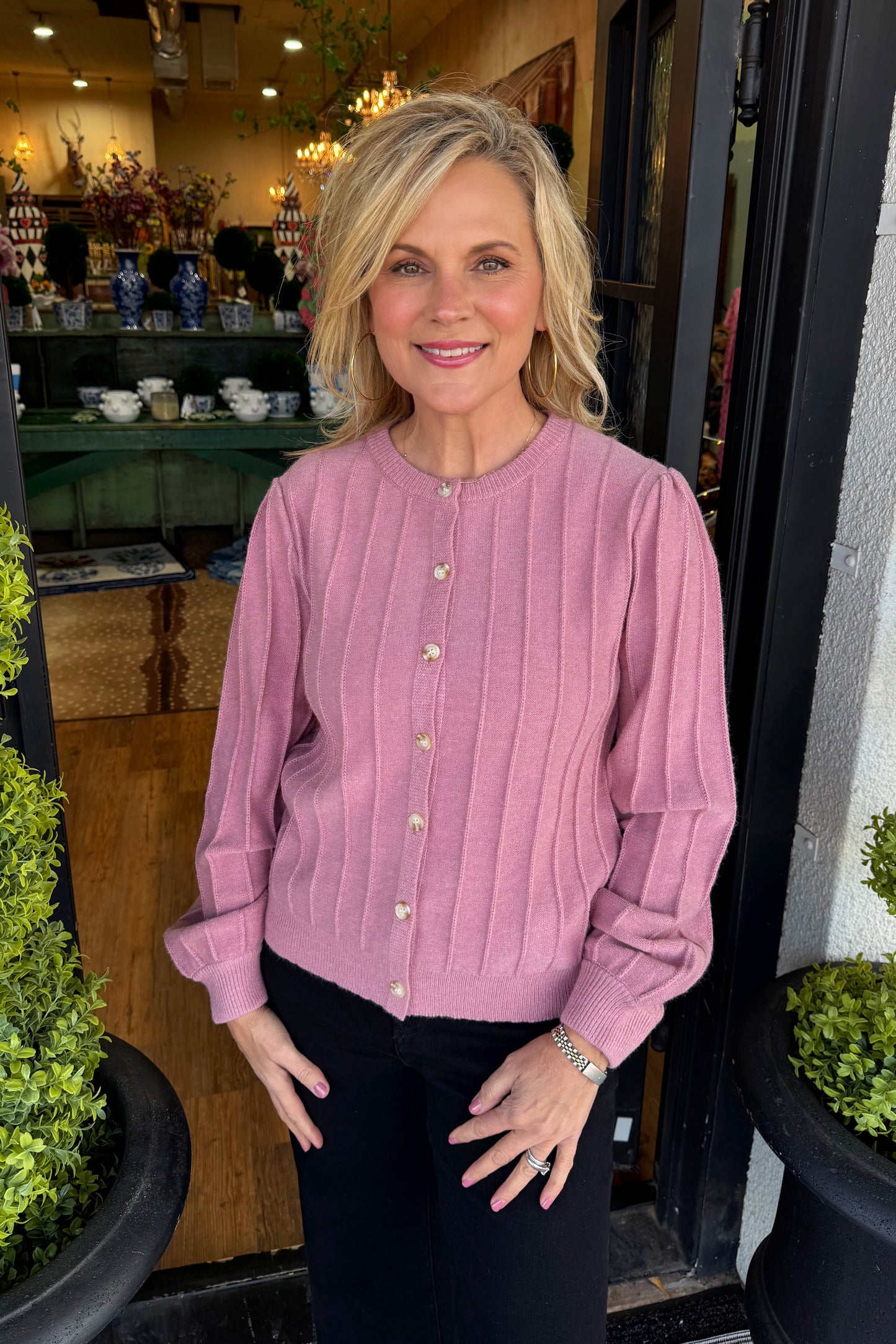 Everly Top - Mauve Swoon Pink