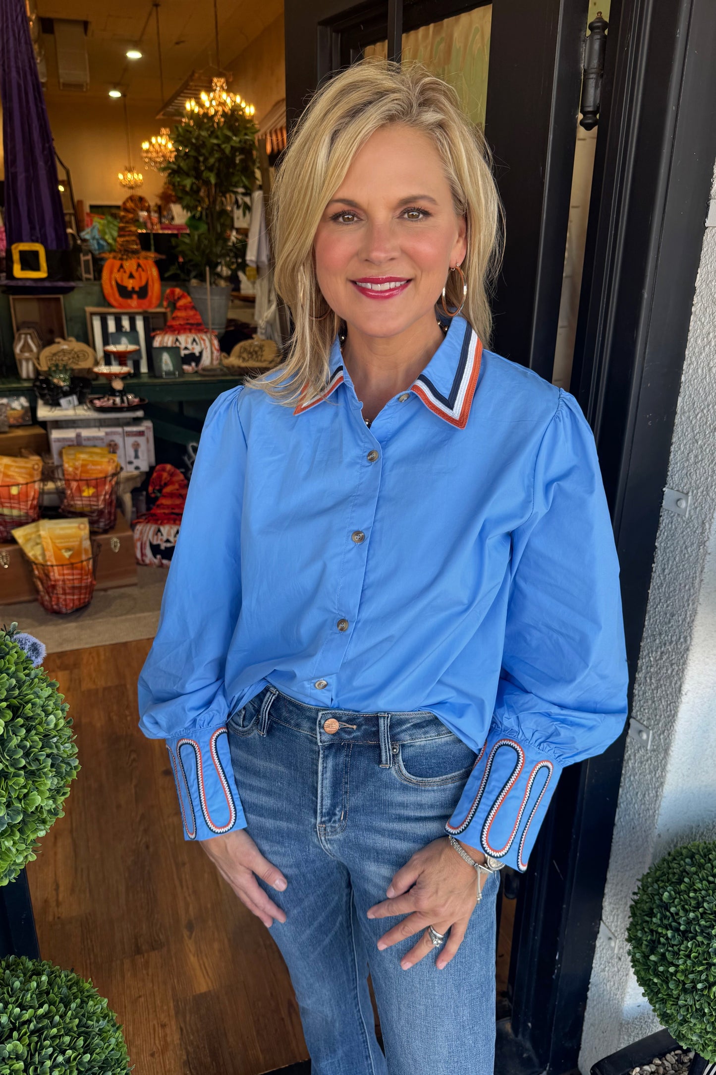 Nina Top - Blue