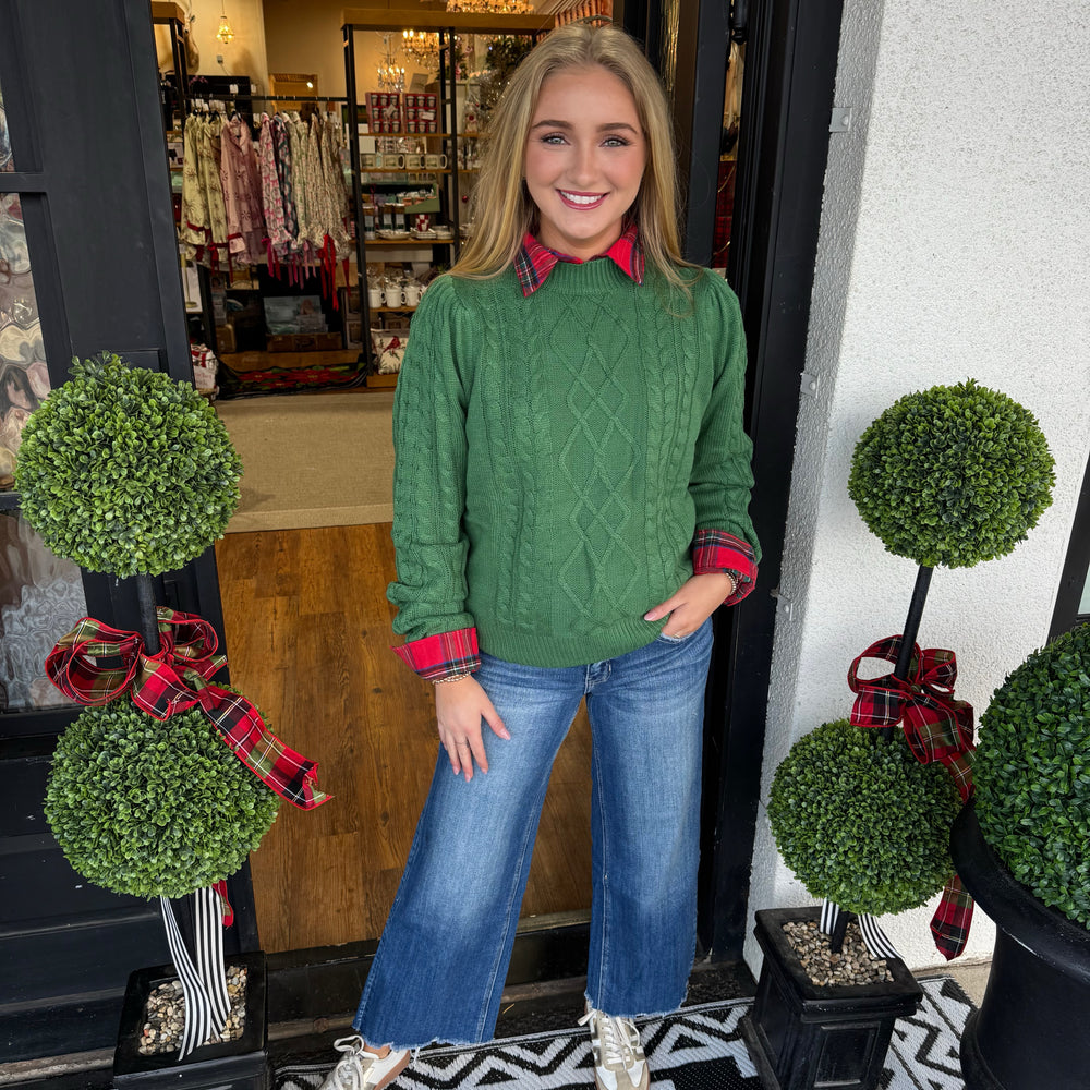 
                  
                    Hallie Sweater- Green
                  
                