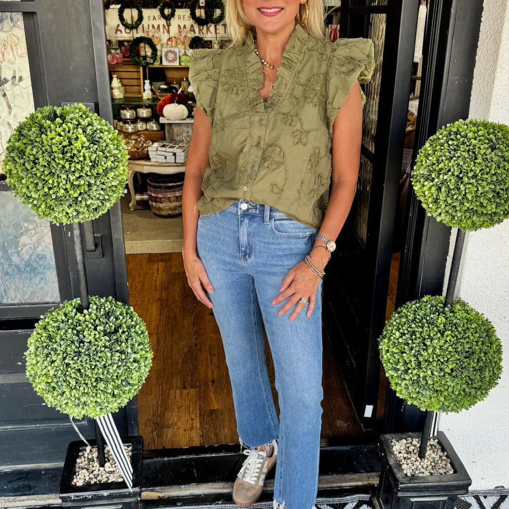 Kaylee Top - Olive