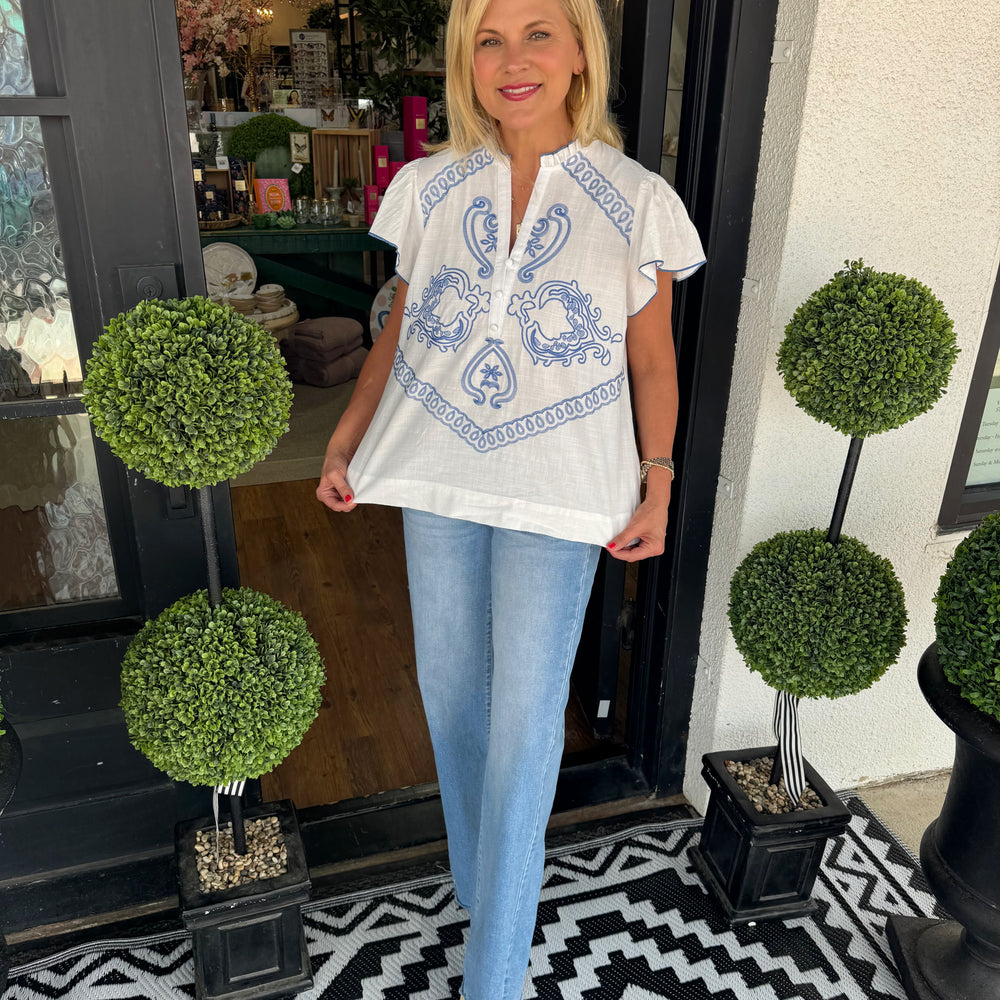 
                  
                    Elena Top- White
                  
                