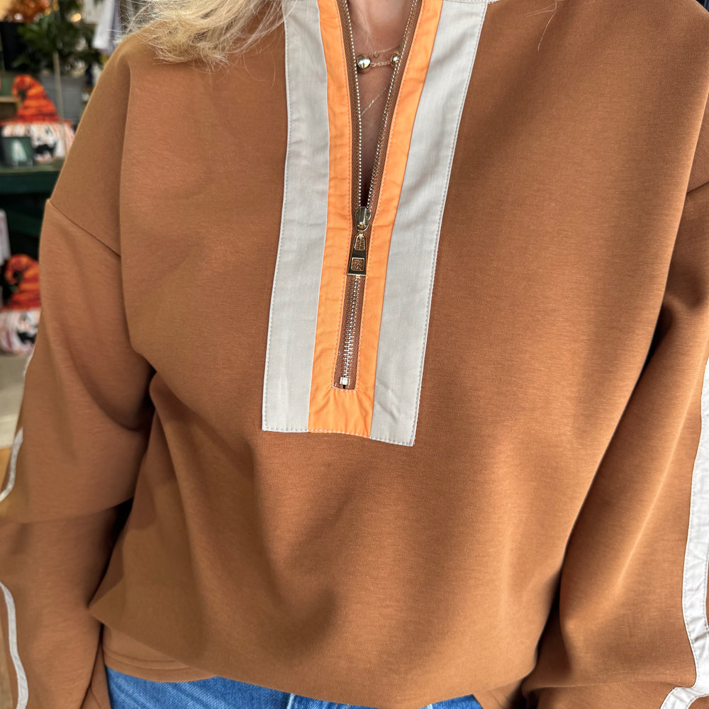
                  
                    Maddie Top - Brown
                  
                