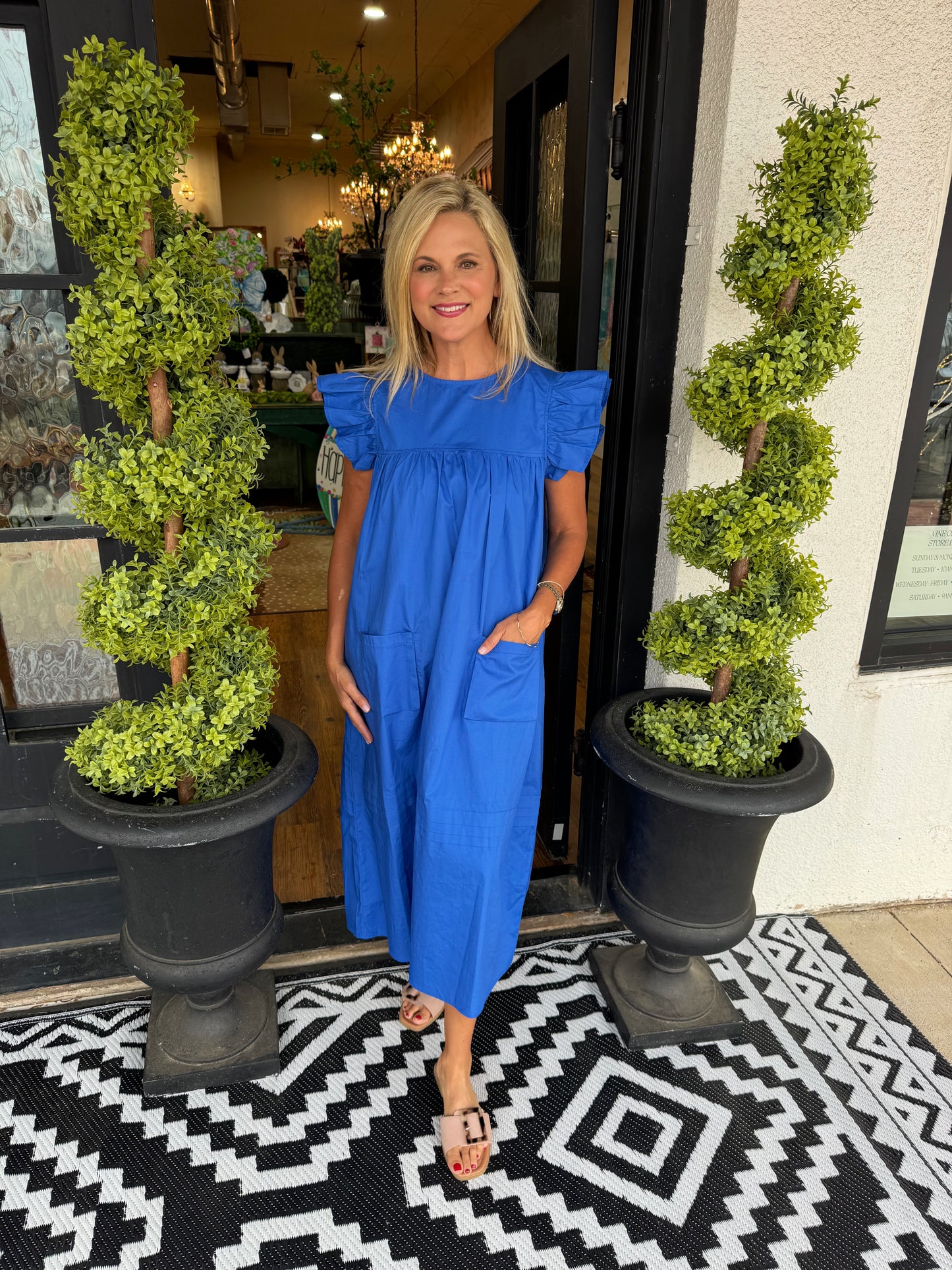 Annika Dress - Royal