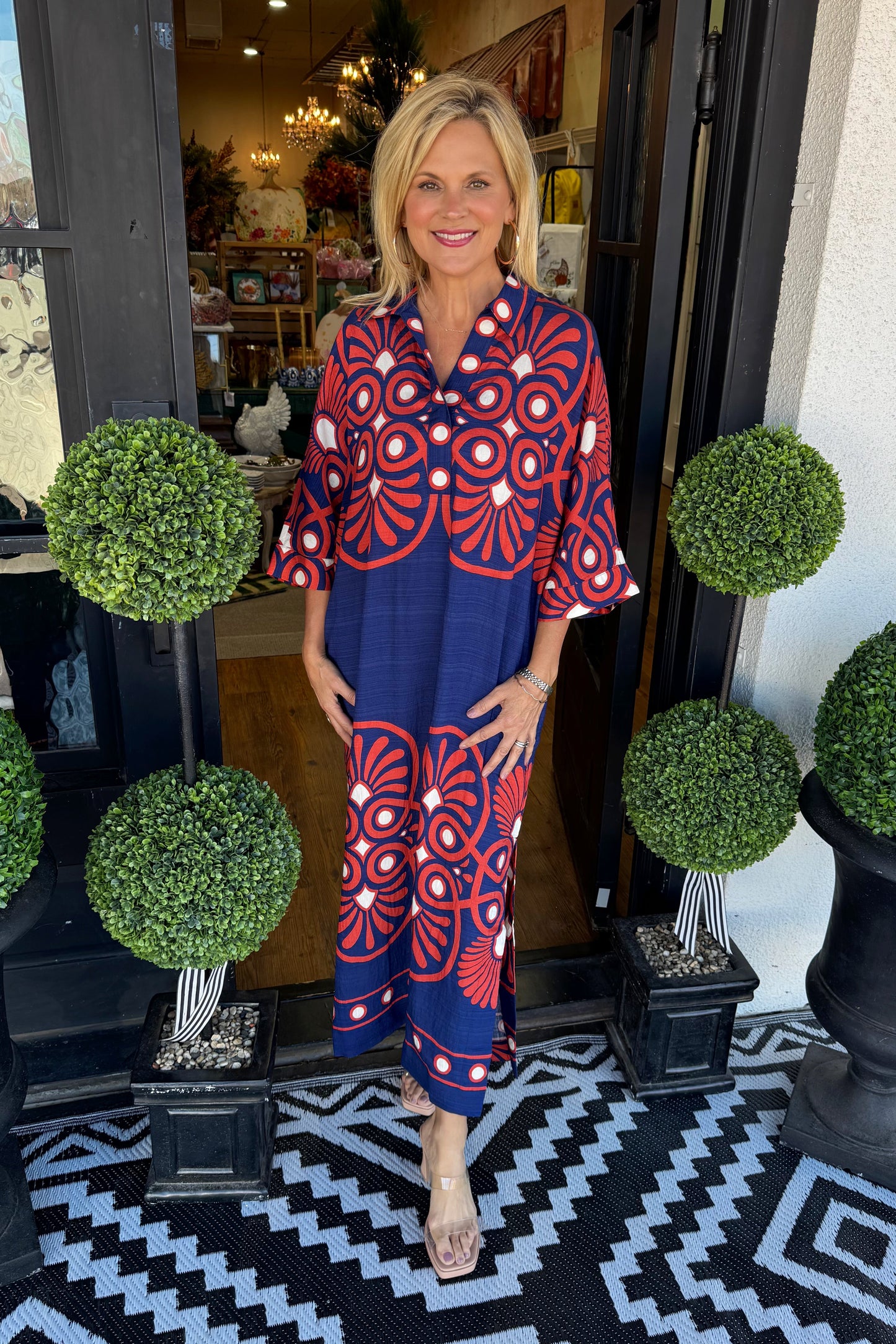 Jenna Dress - Navy