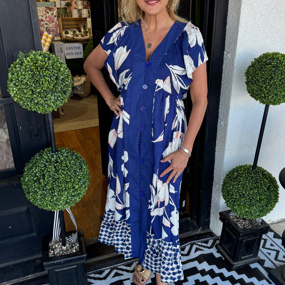 Kimberly Dress- Navy