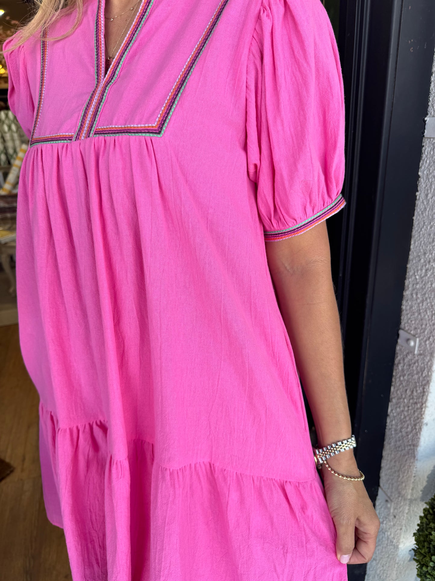 Brynlee Dress- Pink