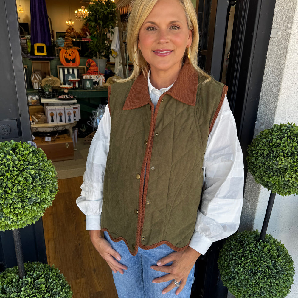 Antonia Vest - Olive