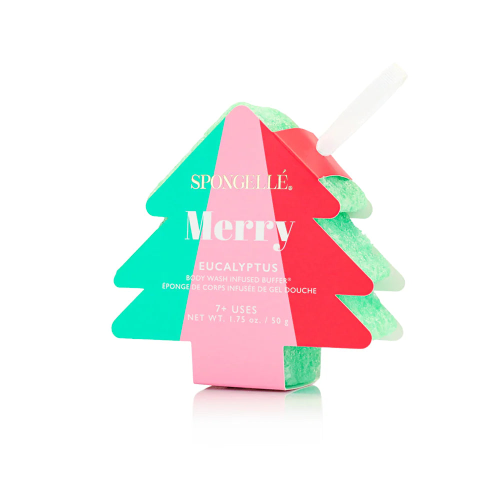 Holiday Tree Infused Bath Sponge