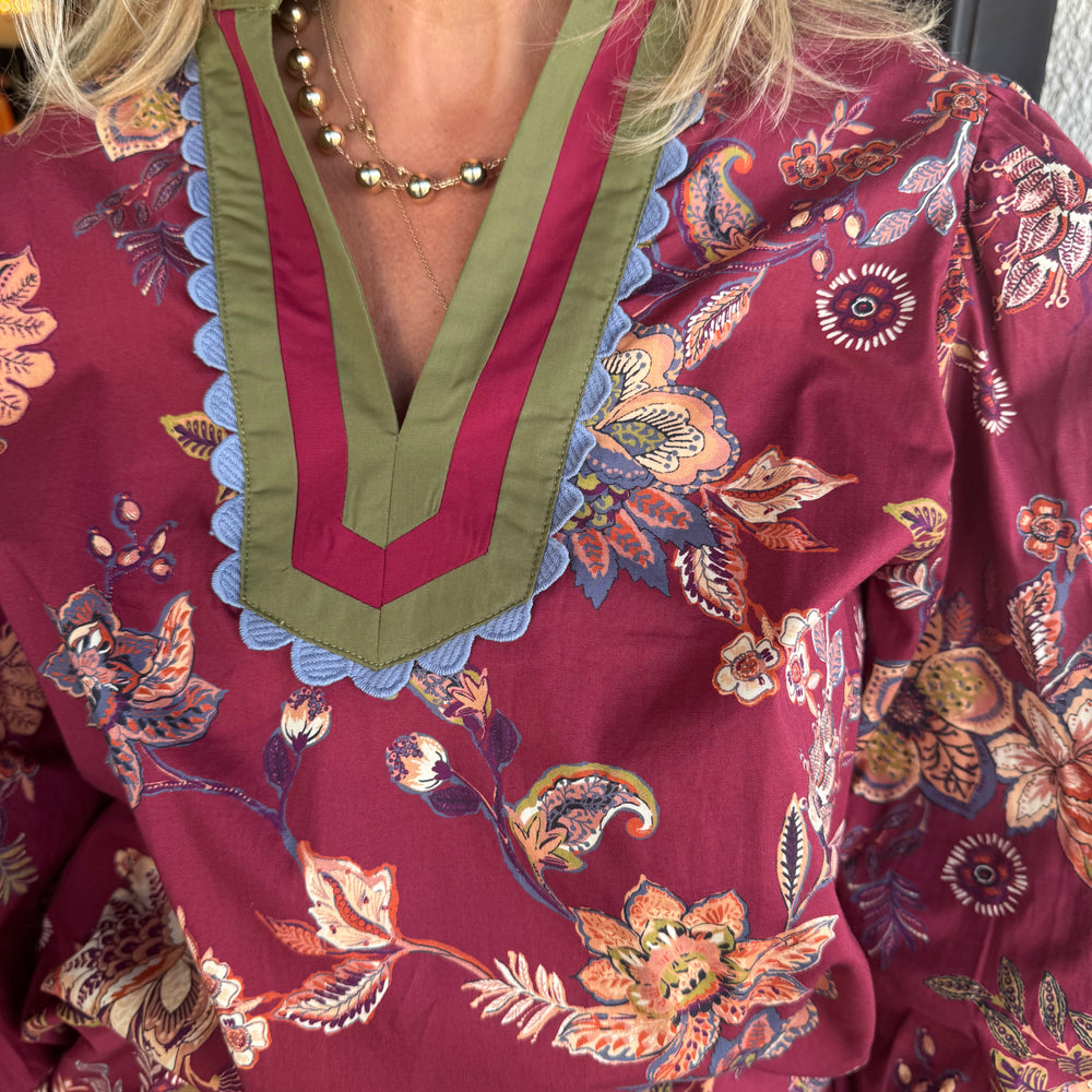 
                  
                    Lily Top - Burgundy
                  
                