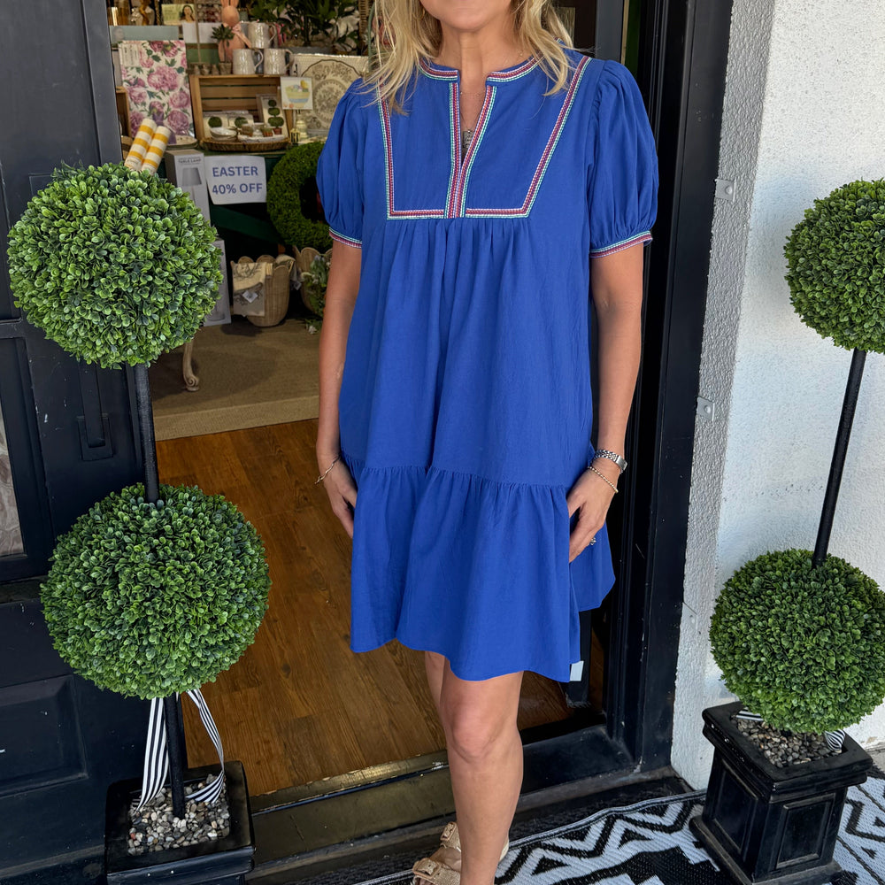 Brynlee Dress- Blue