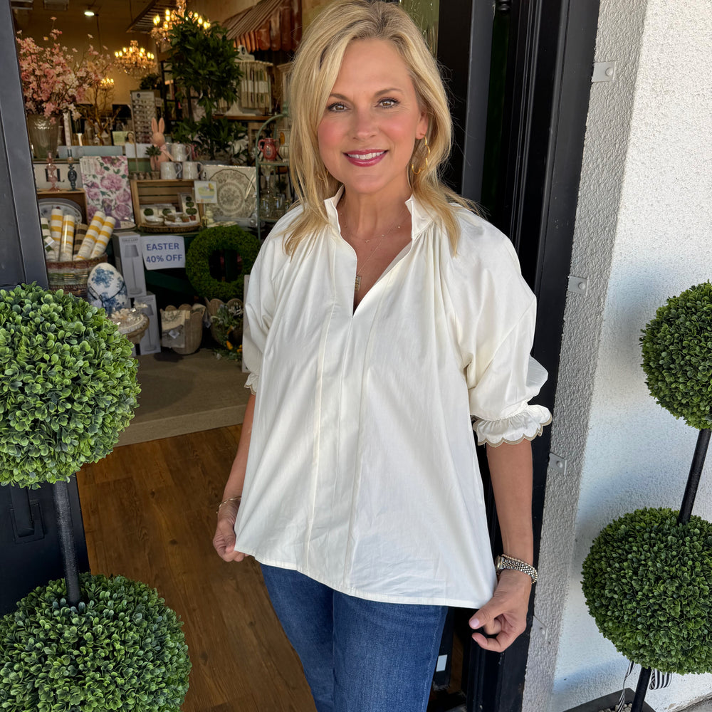 Molly Top- Cream