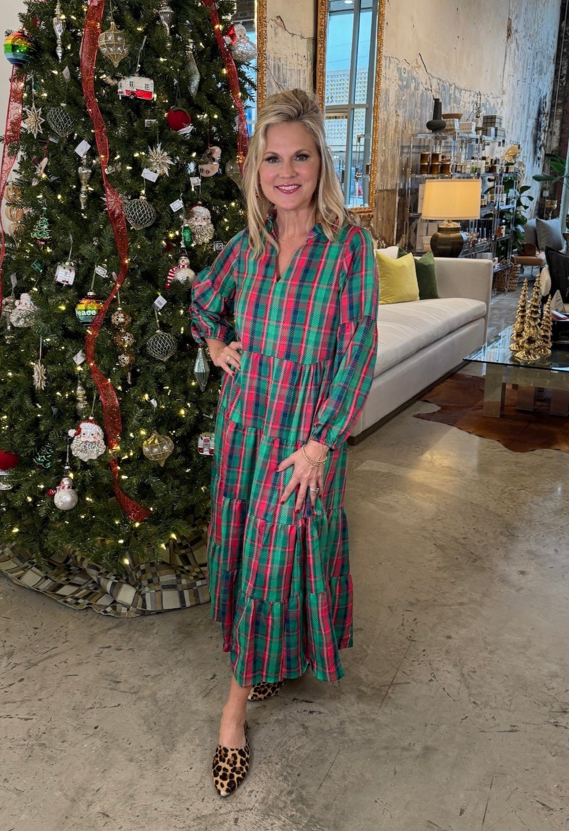 Plaid About You Christina Dress