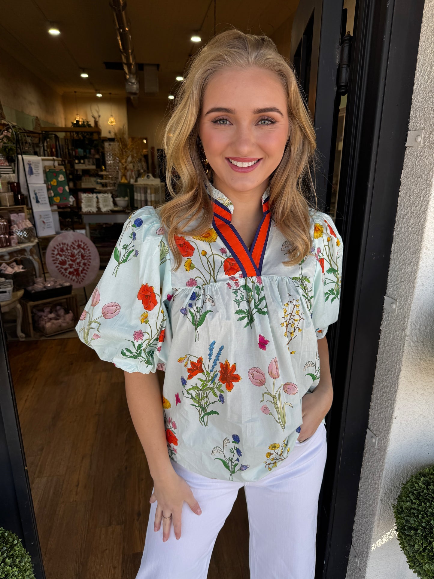 Janie Floral Top