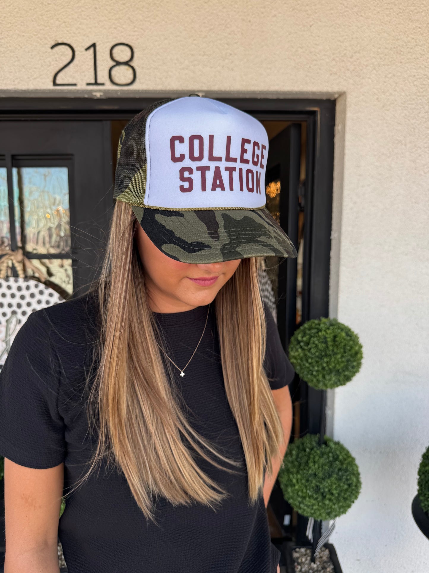 College Station Camo Trucker Hat