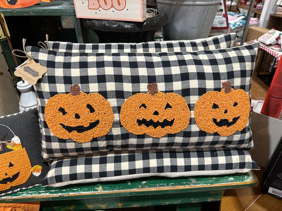 Jack O' Lantern Rectangle Pillow