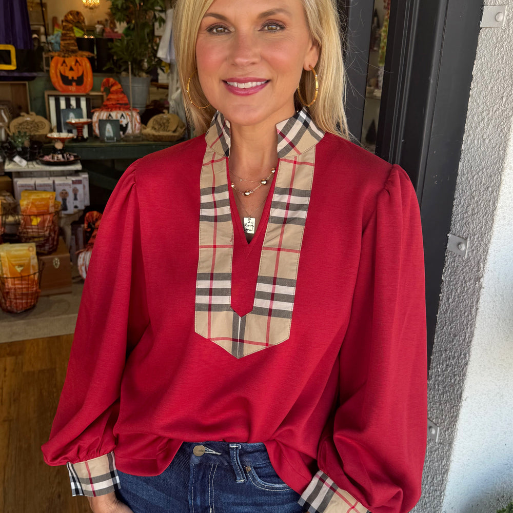 Marlowe Top-Red
