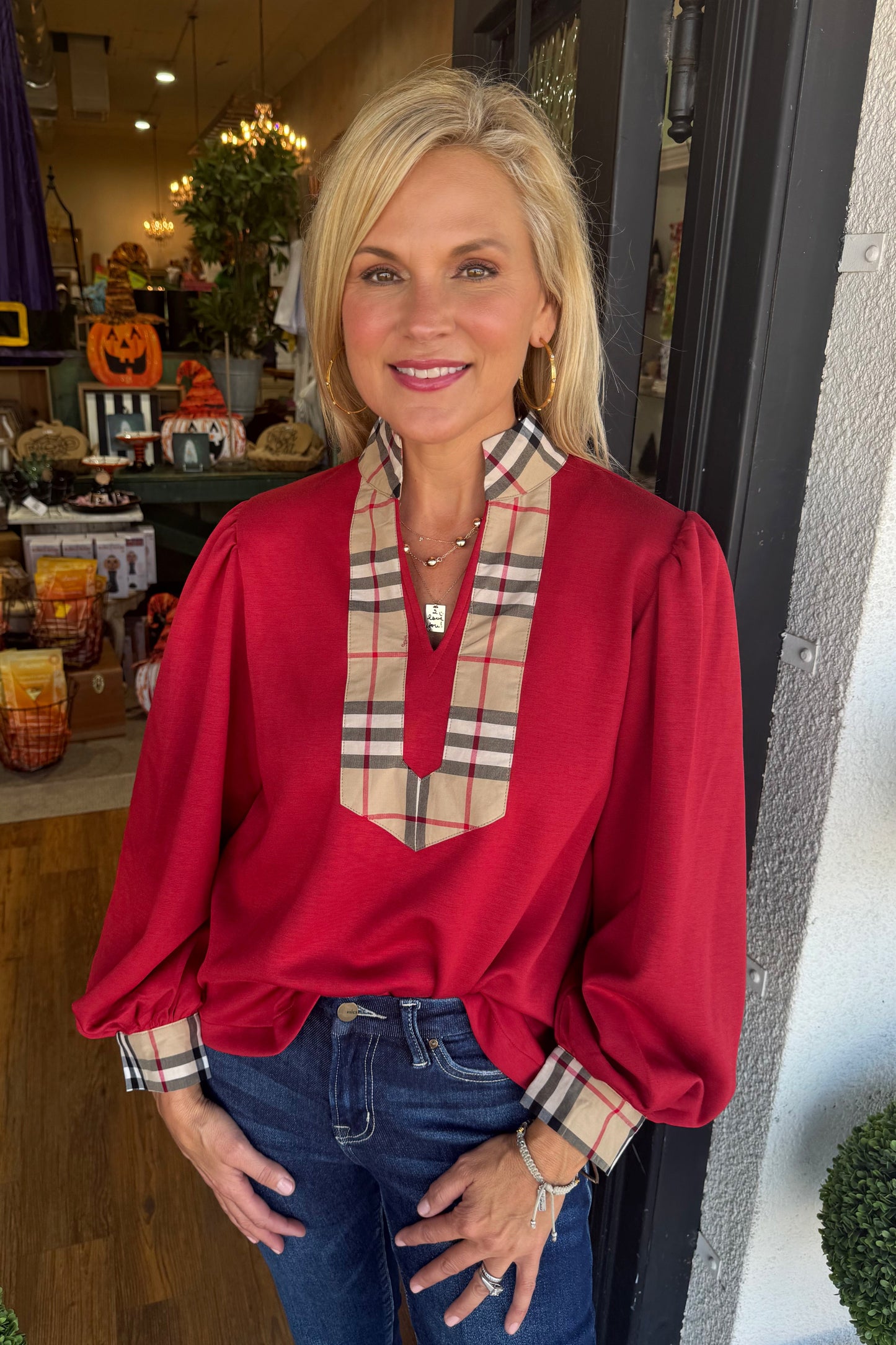 Marlowe Top-Red