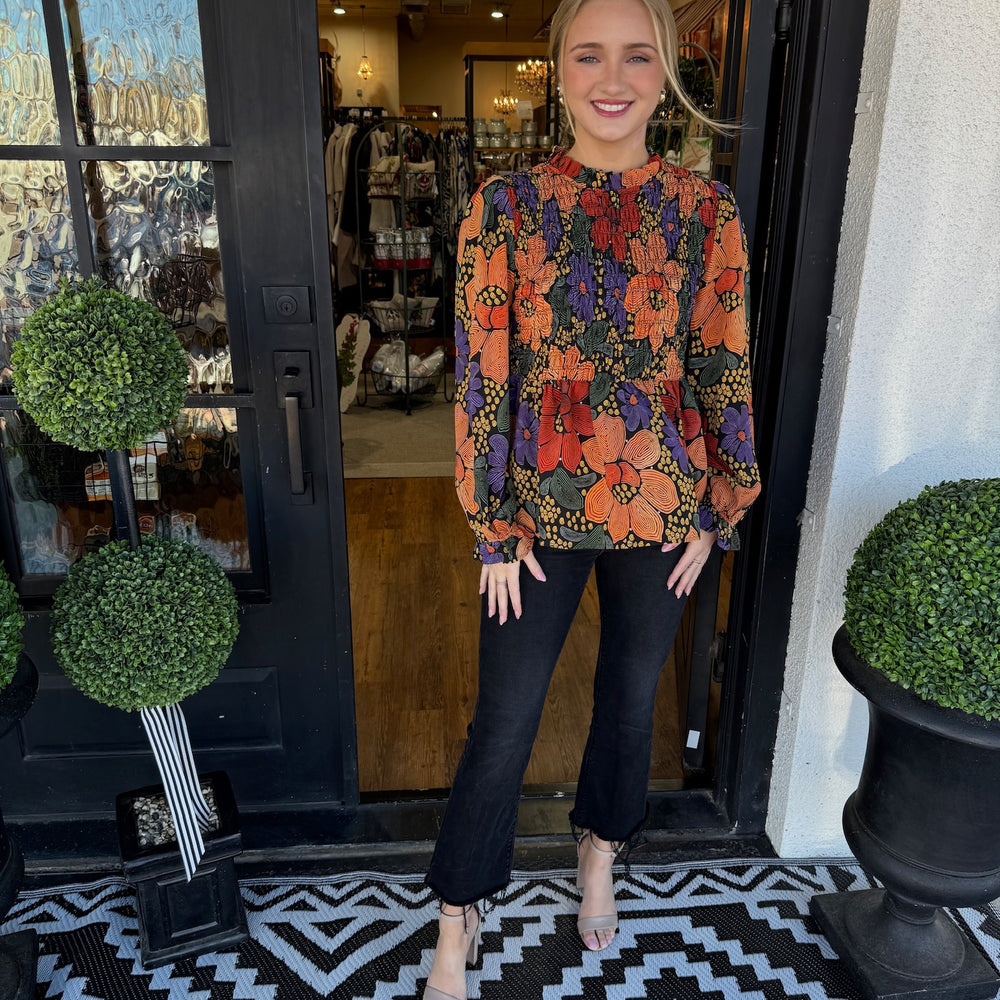 Daphne Floral Top