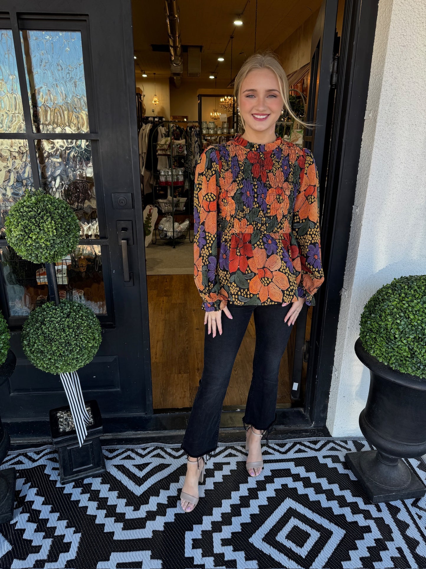 Daphne Floral Top