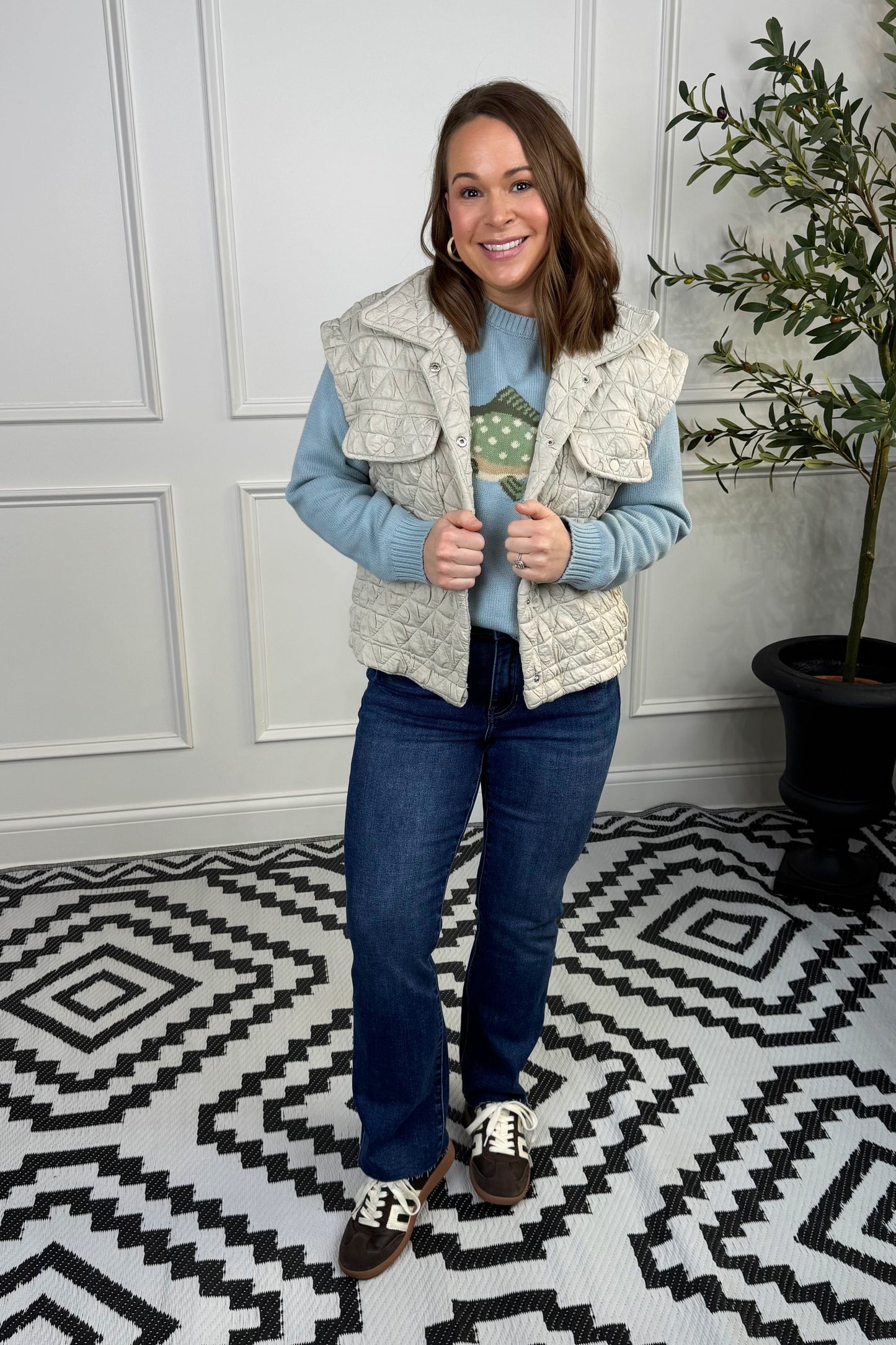 Bristol Jacket Vest - Oatmeal