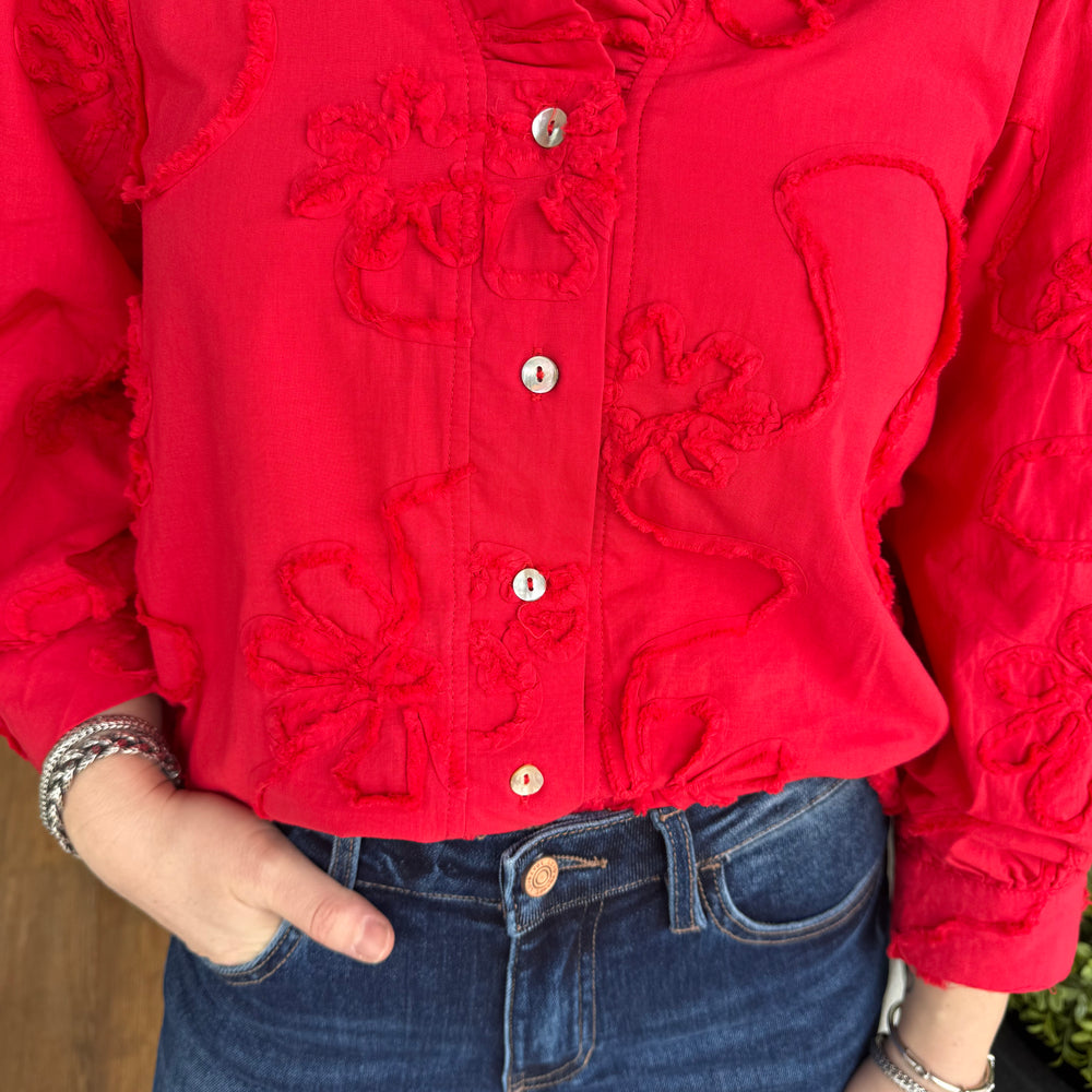 
                  
                    Jane Top - Tomato Red
                  
                