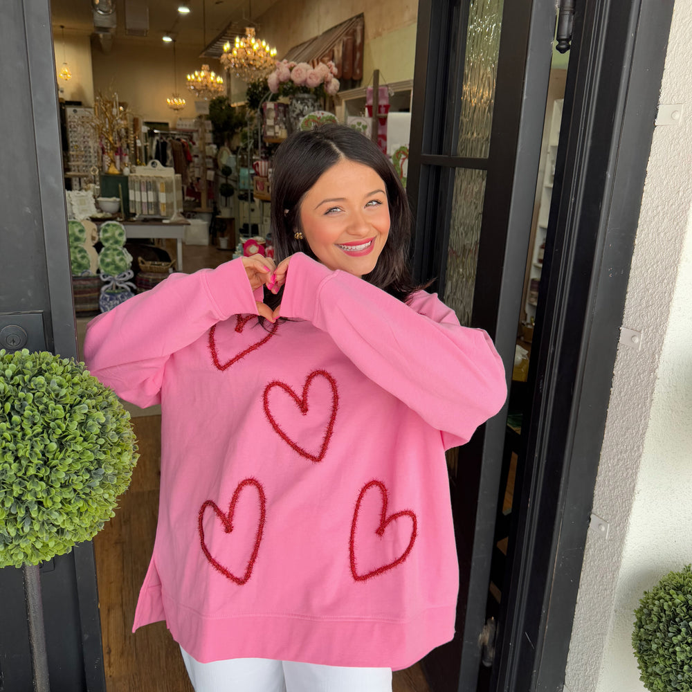 Valentine Sparkle Sweatshirt