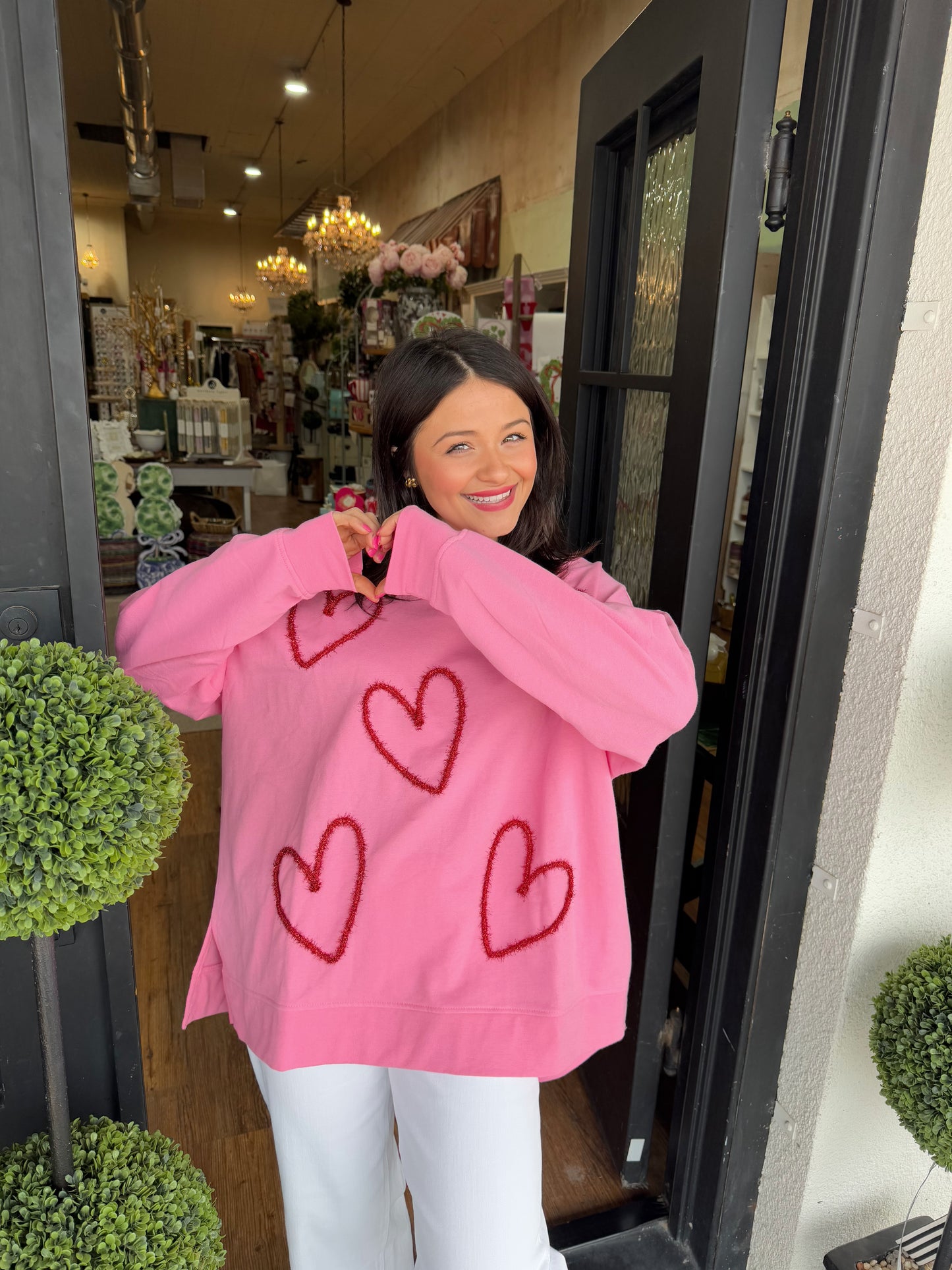 Valentine Sparkle Sweatshirt