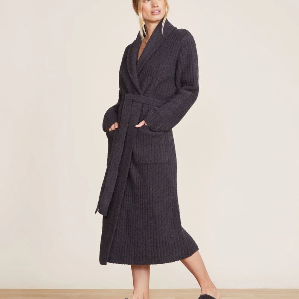 
                      
                        Barefoot Dreams Unisex Eco CozyChic Ribbed Robe- Carbon
                      
                    