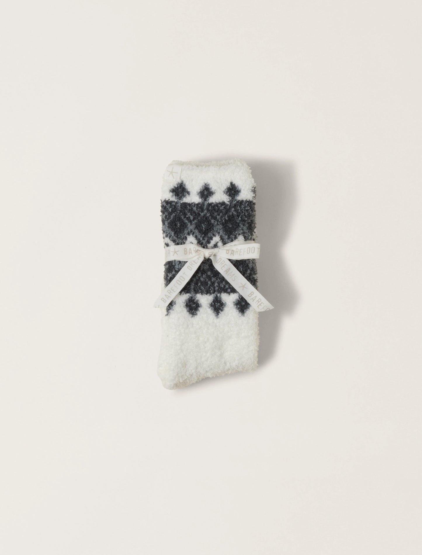 Barefoot Dreams CozyChic Fair Isle Socks- Pearl Multi