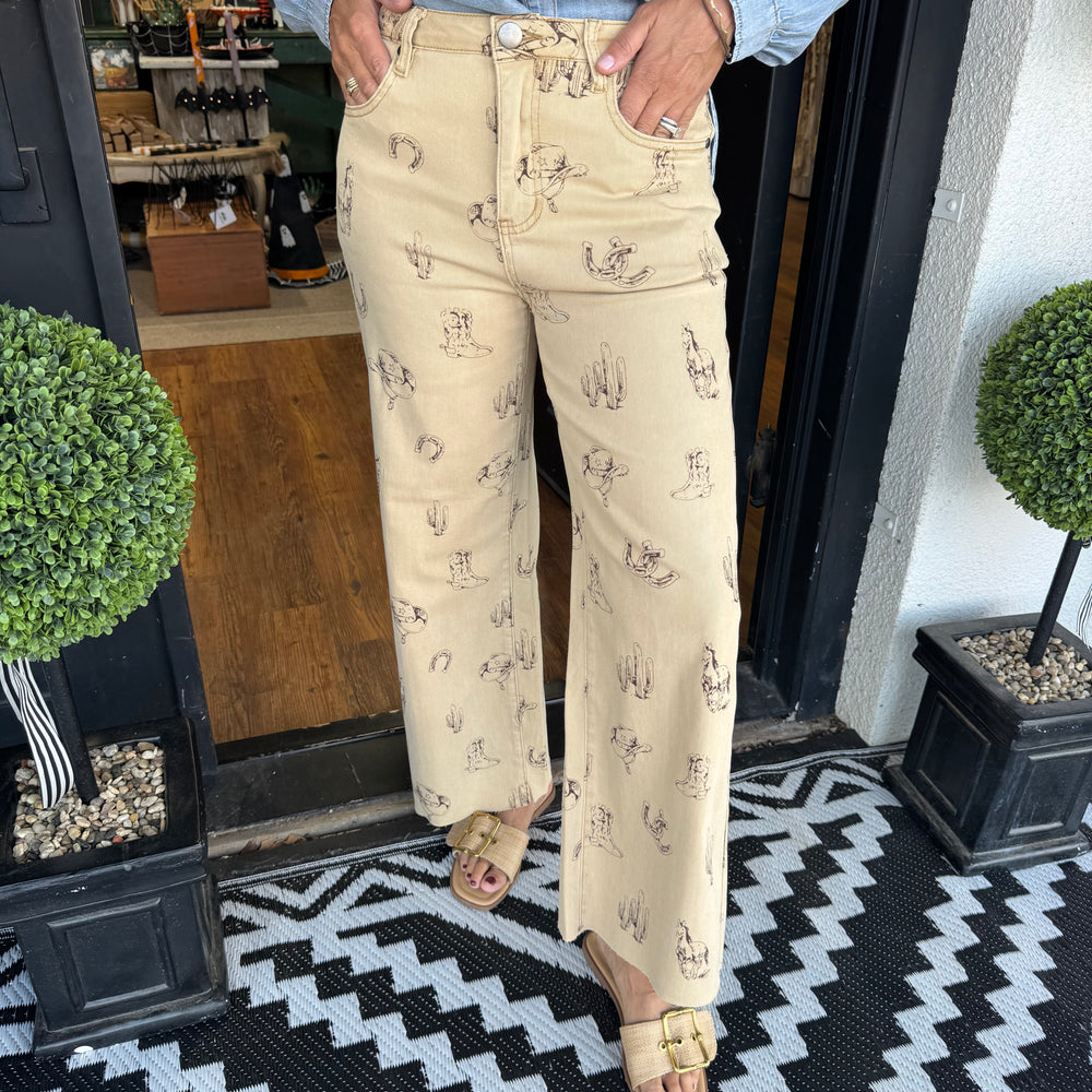Kait Jeans - Khaki