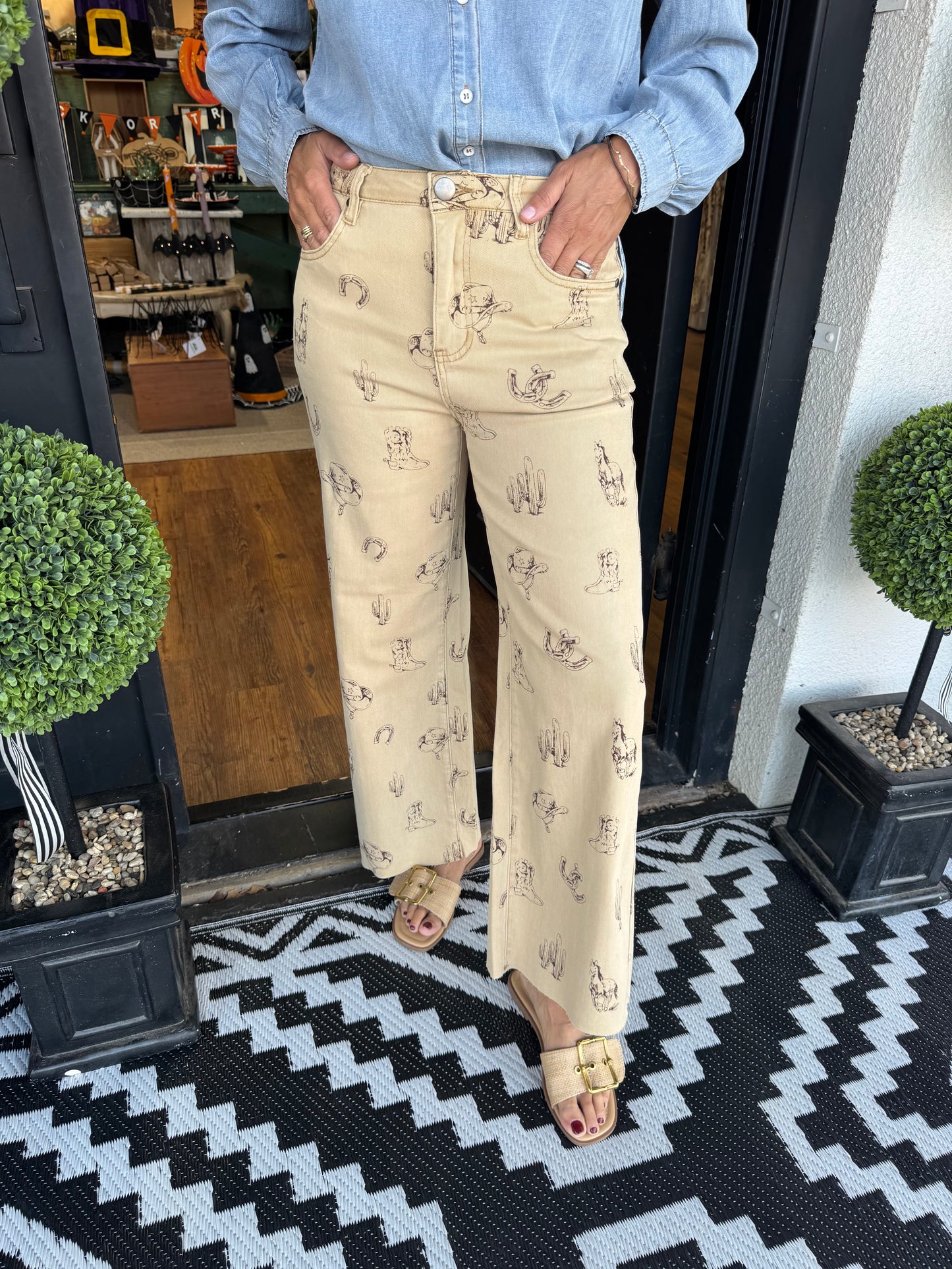 Kait Jeans - Khaki