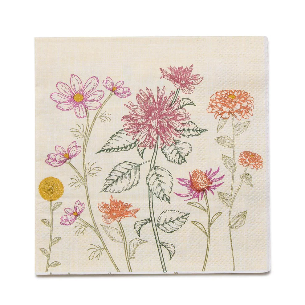 Botanica 3-ply Paper Cocktail Napkin