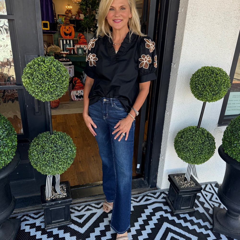 Sabrina Top - Black