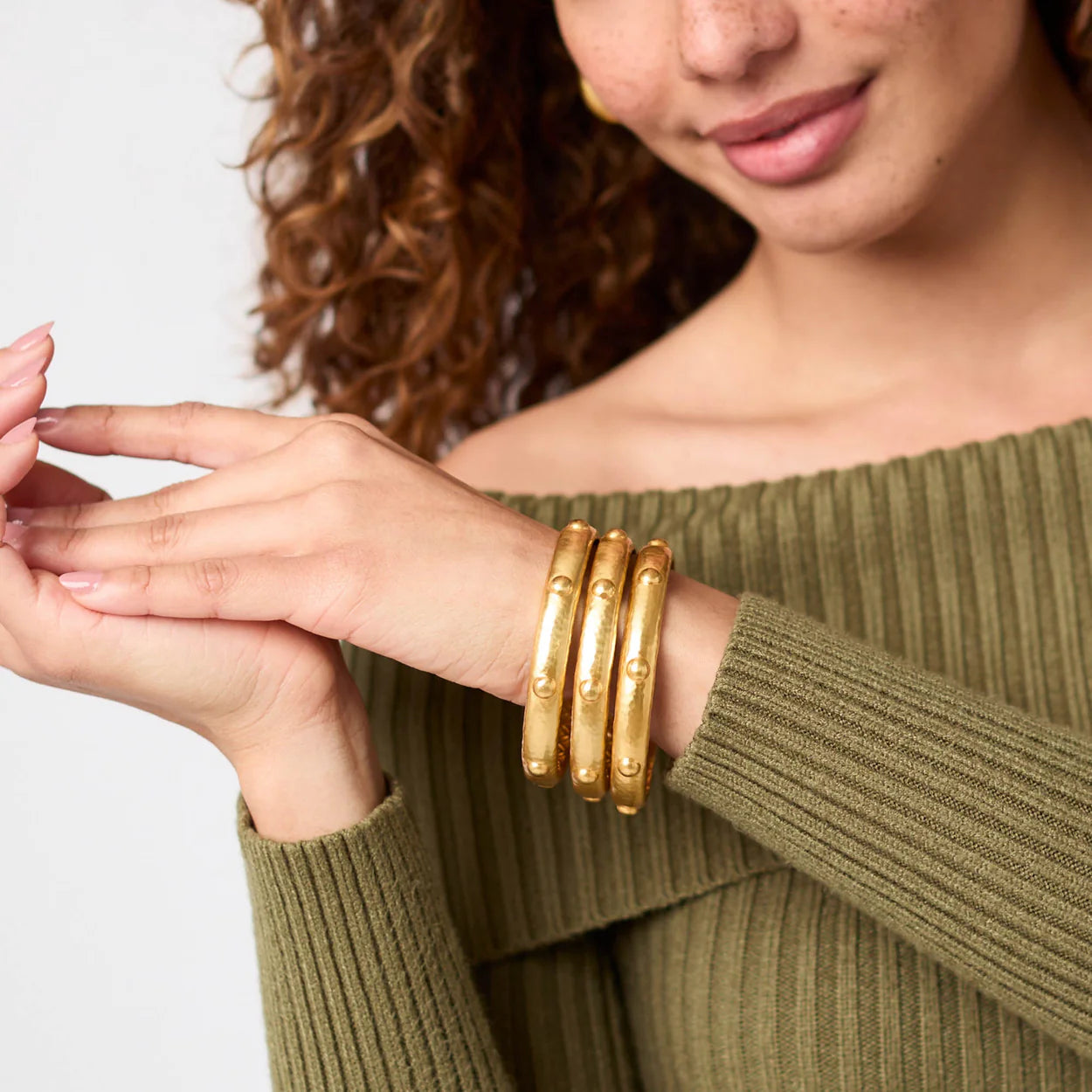 Solara Bangle - Gold - M