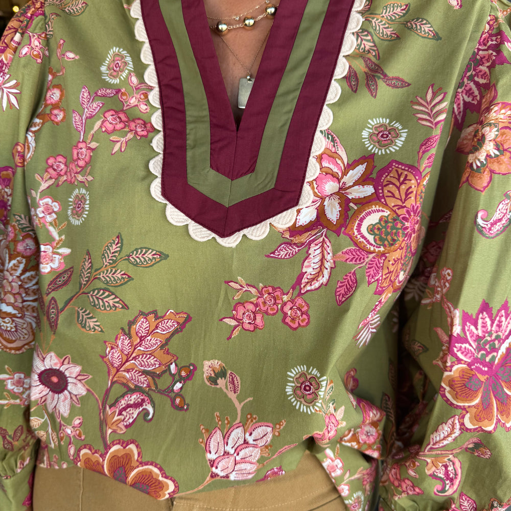 
                  
                    Lily Top - Olive
                  
                