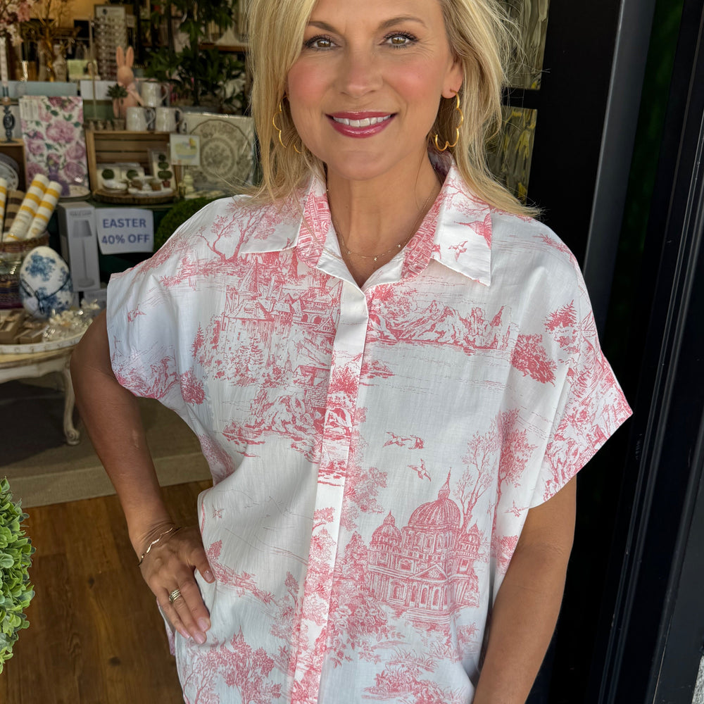 Noelle Top- Pink