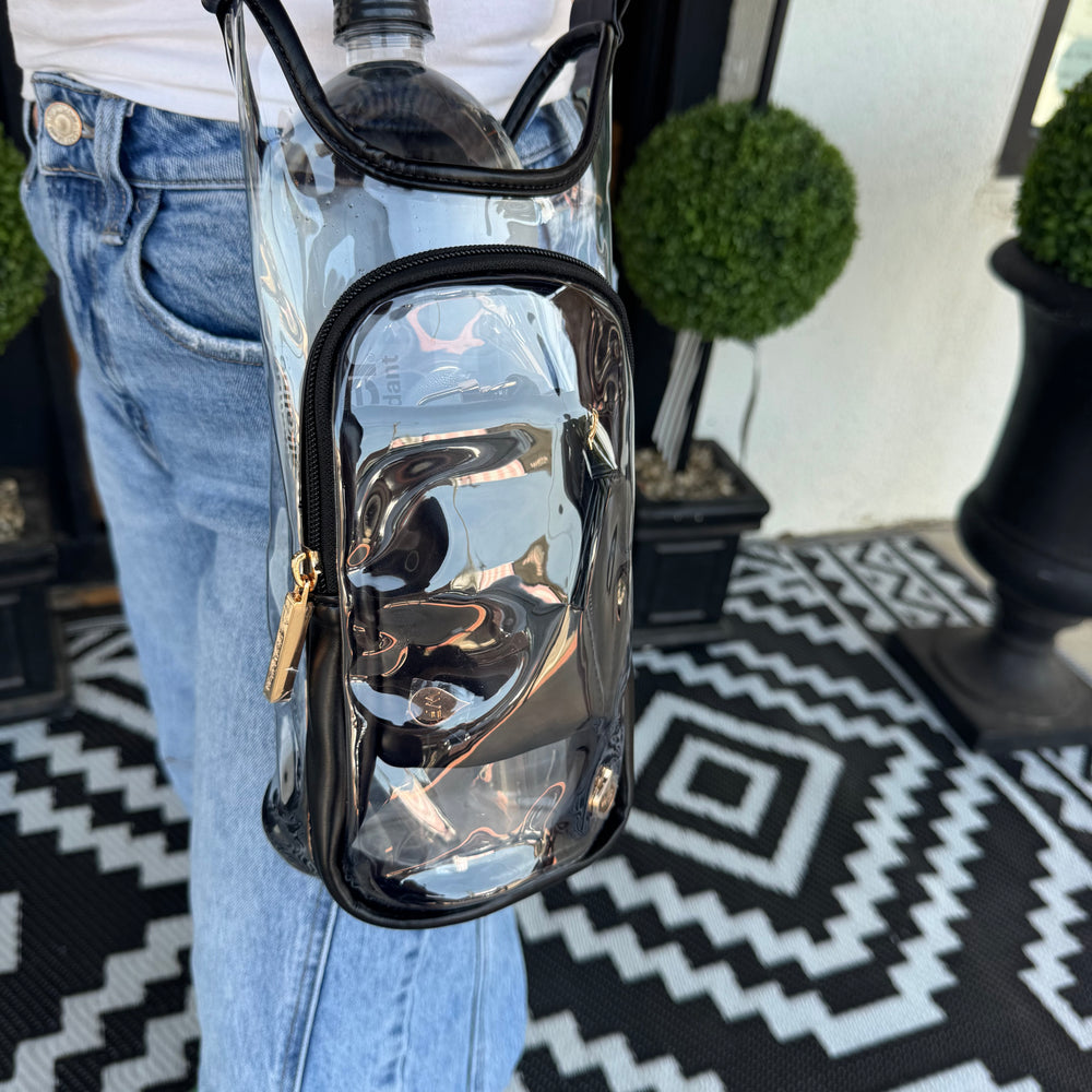 Clear Stadium Hydrobag - Black